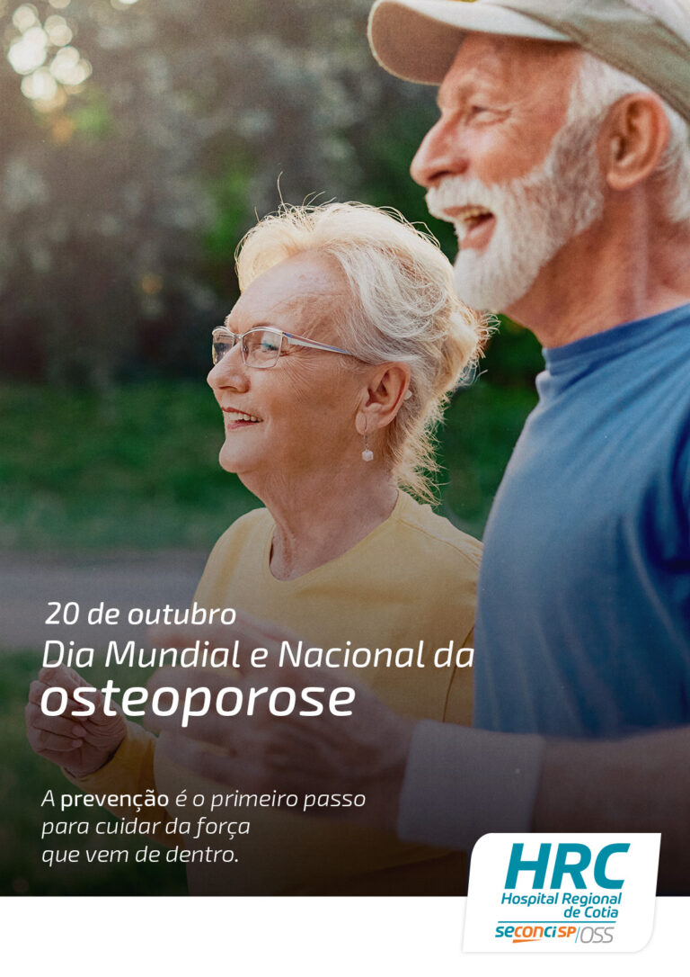 Cartaz - Dia Mundial e Nacional da Osteoporose - HRC